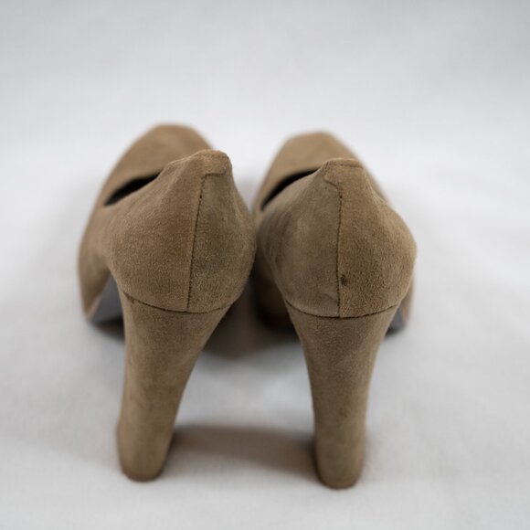 Steve Madden Sarrina Heel Women's 8.5 M Platform Pumps Beige/Taupe - Picture 3 of 4